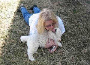 Terry and Great Pyrenees Puppy